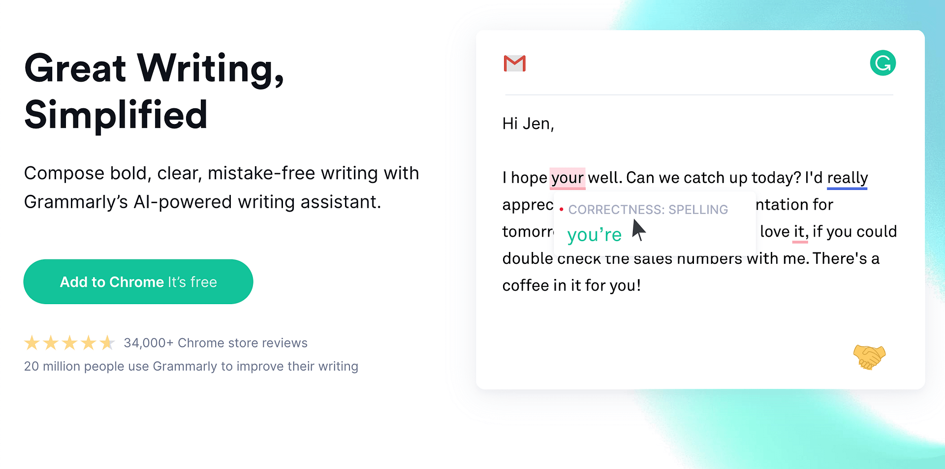 Grammarly Screen shot